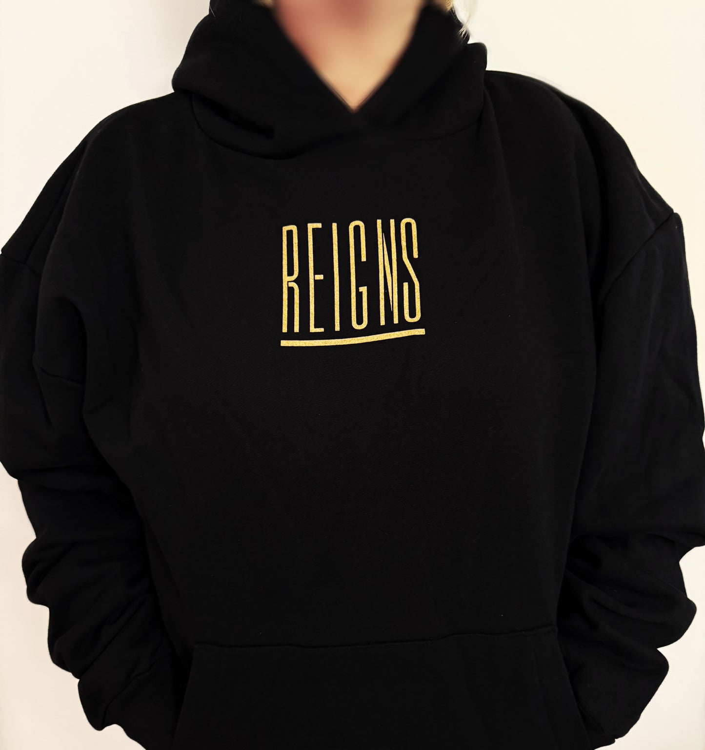 REIGNS Crown Black Hoodie