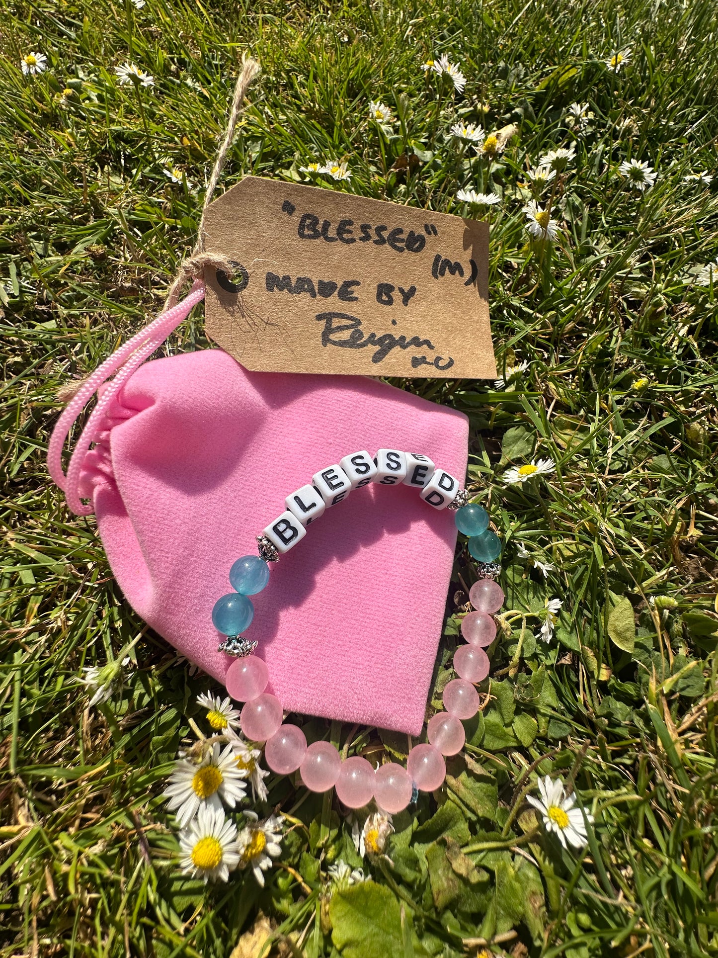 Handmade by Reigns - Crystal Lyric Bracelet