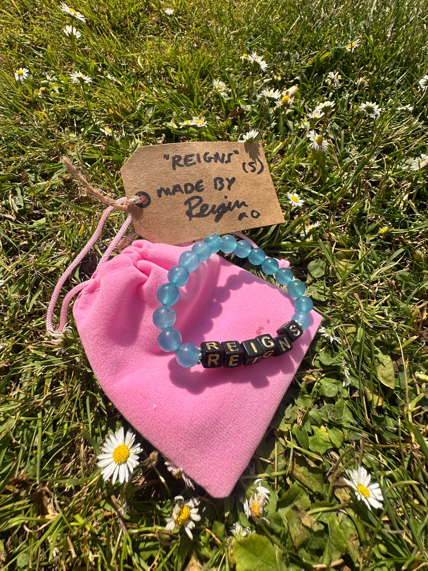 Handmade by Reigns - Crystal Lyric Bracelet