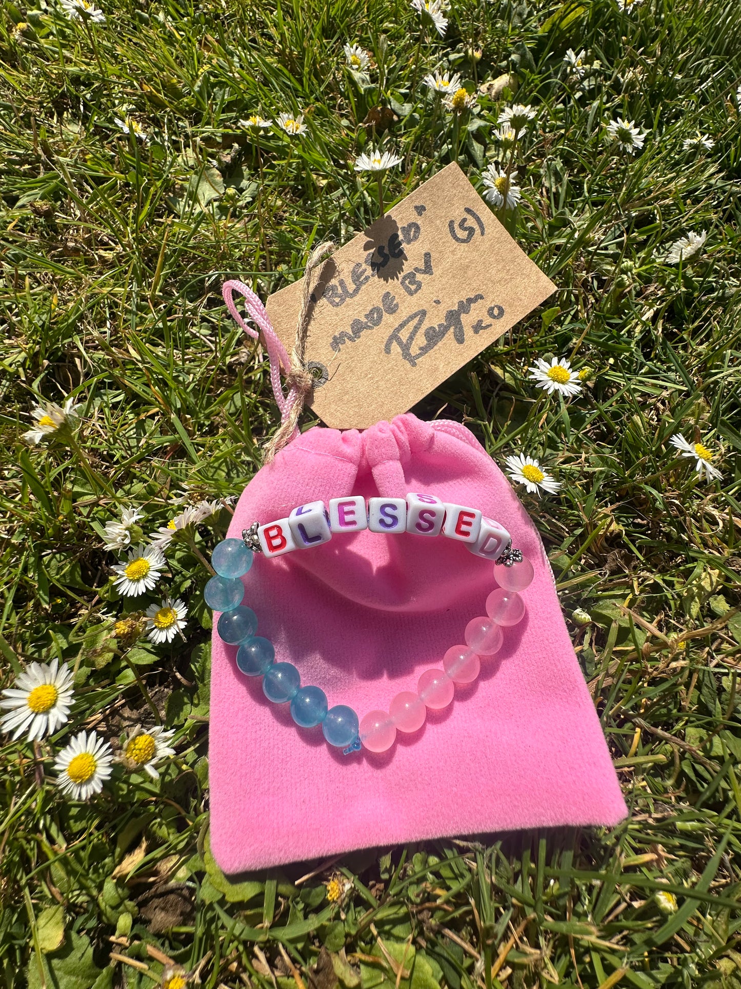Handmade by Reigns - Crystal Lyric Bracelet