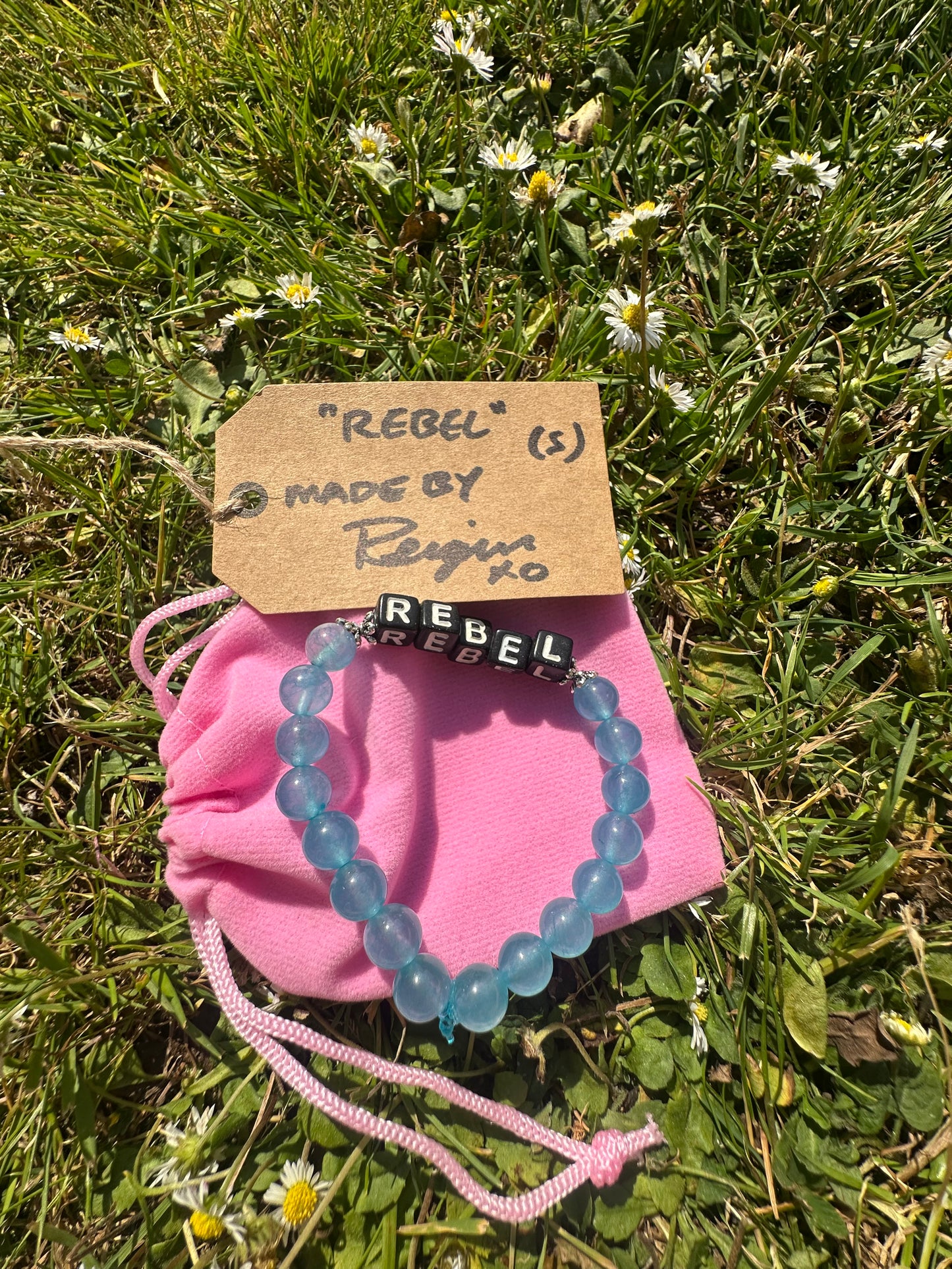 Handmade by Reigns - Crystal Lyric Bracelet