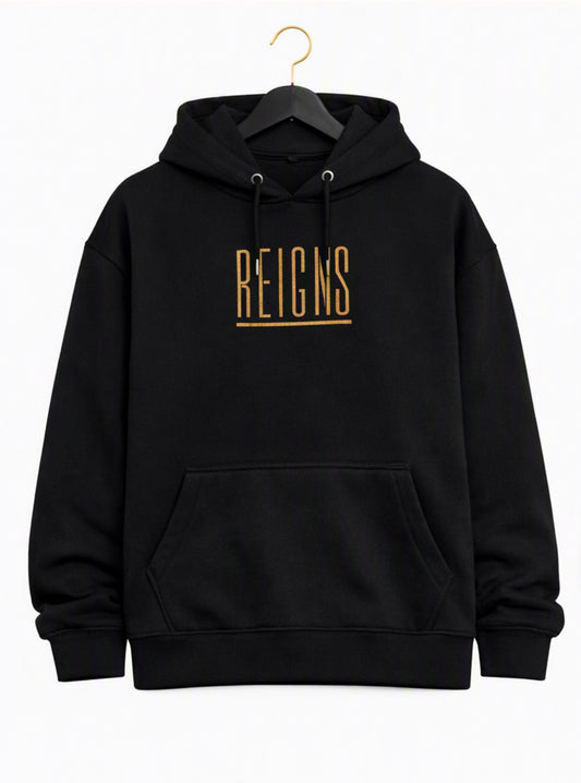 REIGNS Crown Black Hoodie