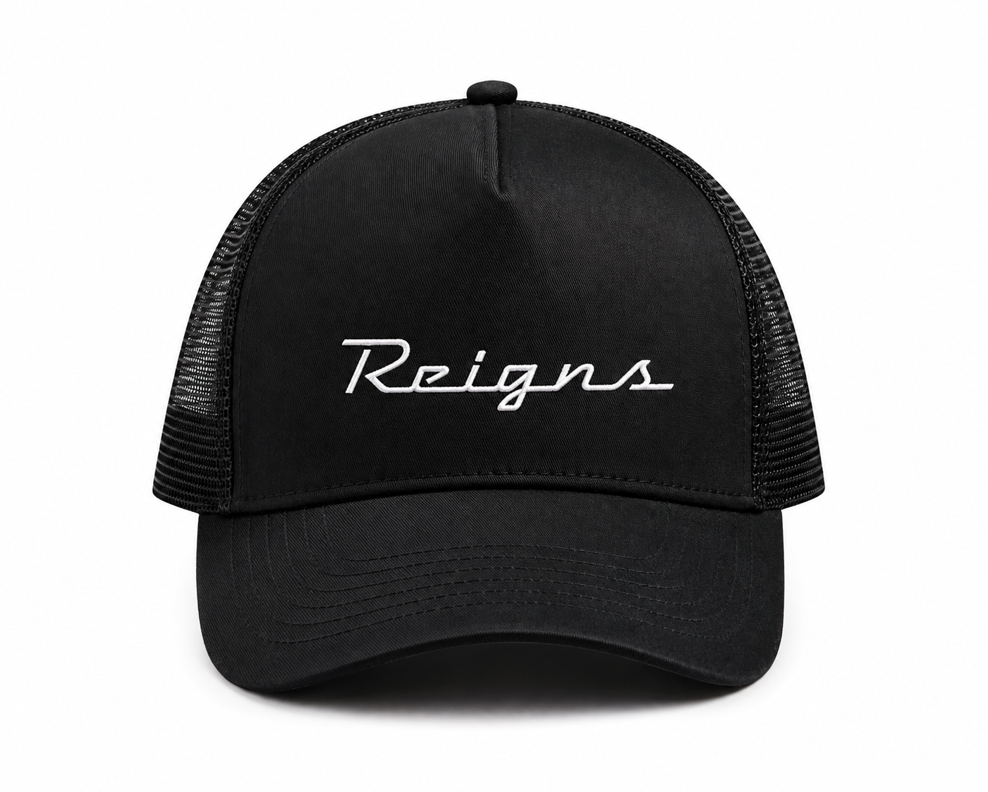 REIGNS - Black Trucker Cap