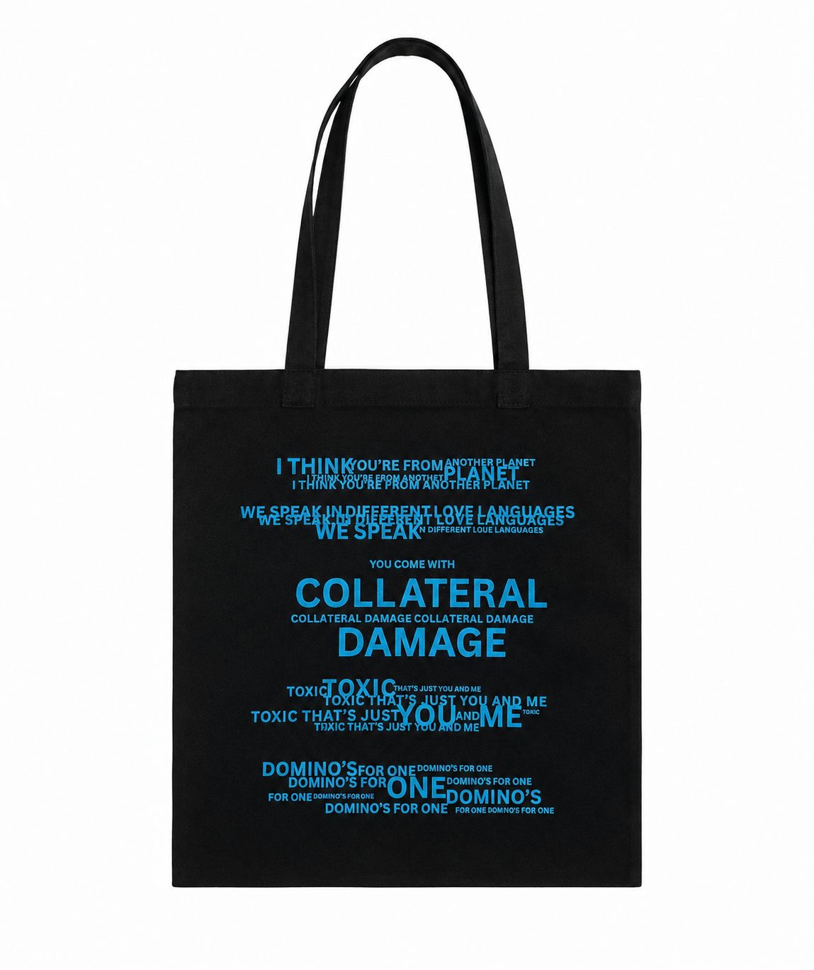 Limited Addition Collateral Damage Lyric Tote Bag